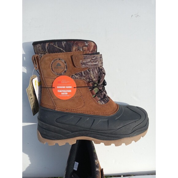 Ozark Trail Mossy Oak Men\'s Suede Thinsulate Winter Pac Boots (Size 8) main image 7